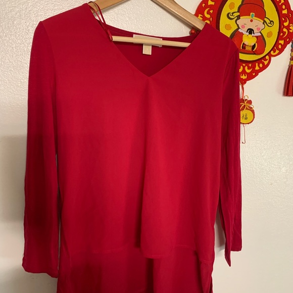Michael Kors Long Silk Sleeve - Picture 2 of 6